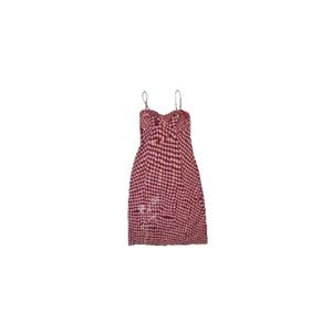Rampage Red and White Gingham Pattern Stretchy Dress - Women’s Size 3